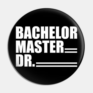 Doctor - Bachelor Master Dr. w Pin