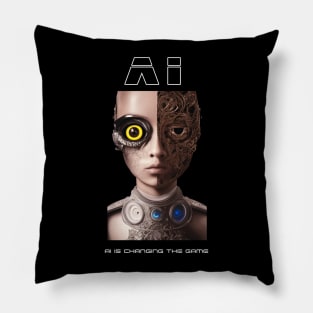 Empowering the future with AI technology Pillow