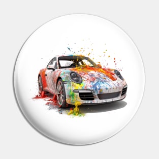 Porche Sports Car Pin