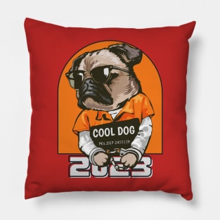 cool dog 2023 Pillow