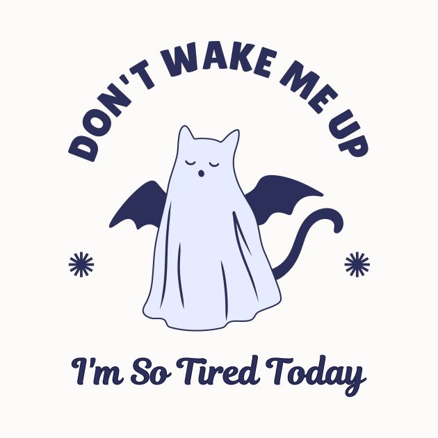 Don't Wake Me Up - Tired Ghost Cat by LThings