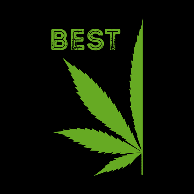 Part 1 Gift for Best Friends - BFF Best Marijuana Leaf by Panda Pope