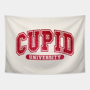 Cupid University Glitter Valentine Tapestry