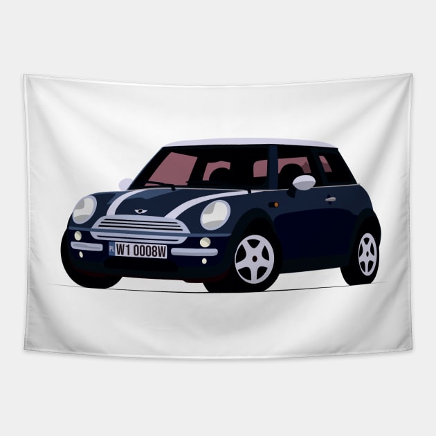 Mini Cooper Tapestry by TheArchitectsGarage