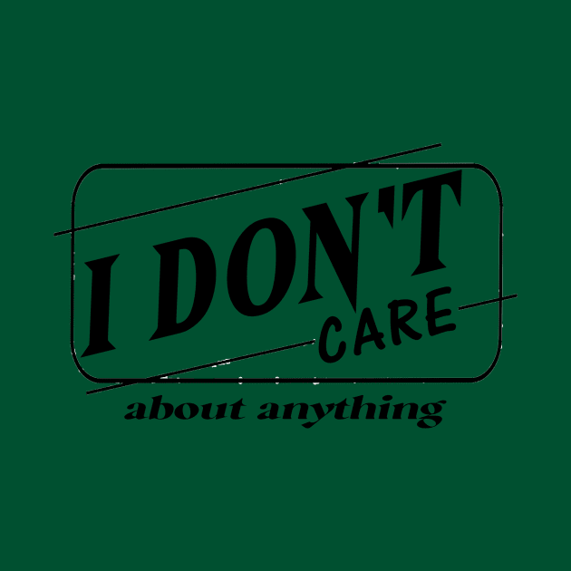 i dont care by art test