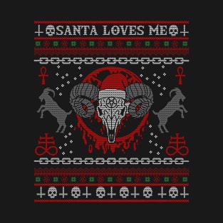 Satan Loves Me Baphomet T-Shirt