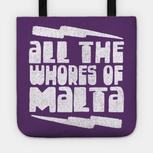 All The Whore Of Malta ∆ Peep Show Fan Design Tote