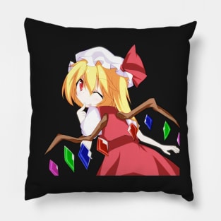 Flandre Scarlet Tehe~ Pillow