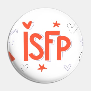 ISFP The Adventurer Myers-Briggs Personality MBTI by Kelly Design Company Pin