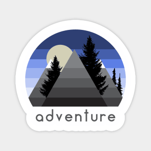 Adventure Logo Apparel and Accessories Magnet