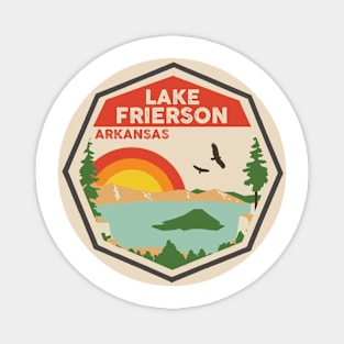 Lake Frierson Arkansas Colorful Scene Magnet