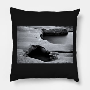 Nature is a sculptor (moonscape) Pillow