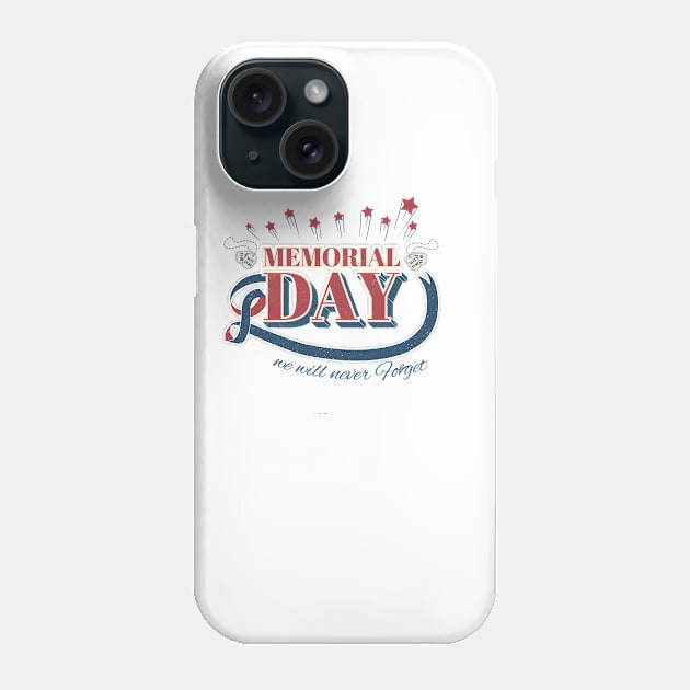 memorial day Phone Case by The Pharaohs