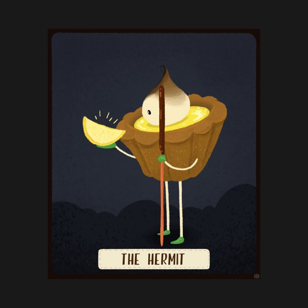 Dessert Tarot card-The Hermit by BBvineart