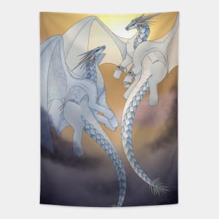 Snowfall and Lynx - Wings of Fire - ALT Tapestry