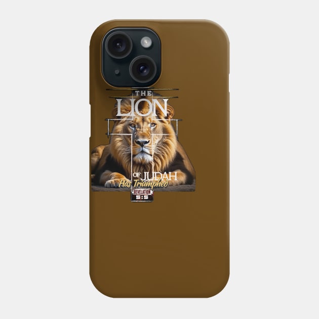 the Lion of Judah Has Triumphed Phone Case by the L3 Studio