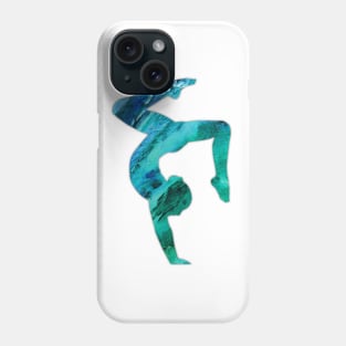 Gymnast Stag Handstand Blue Phone Case