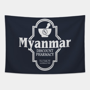 Myanmar, NYC's Discount Pharmacy Tapestry