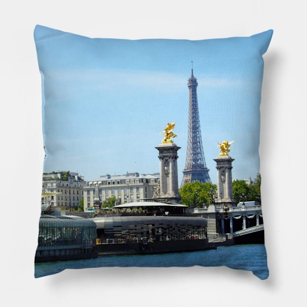 Paris Pillow by OLHADARCHUKART