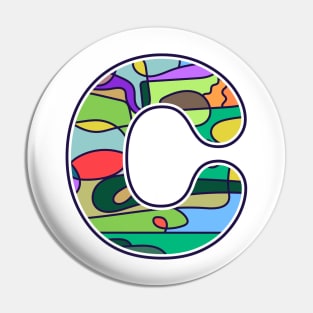 Alphabet C Pin