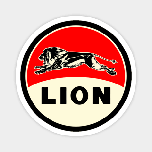 Lion Gasoline vintage sign reproduction Magnet