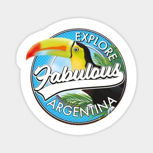 explore fabulous Argentina logo Magnet