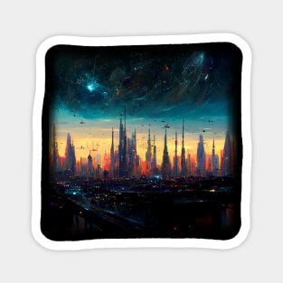 Space City Artwork Magnet