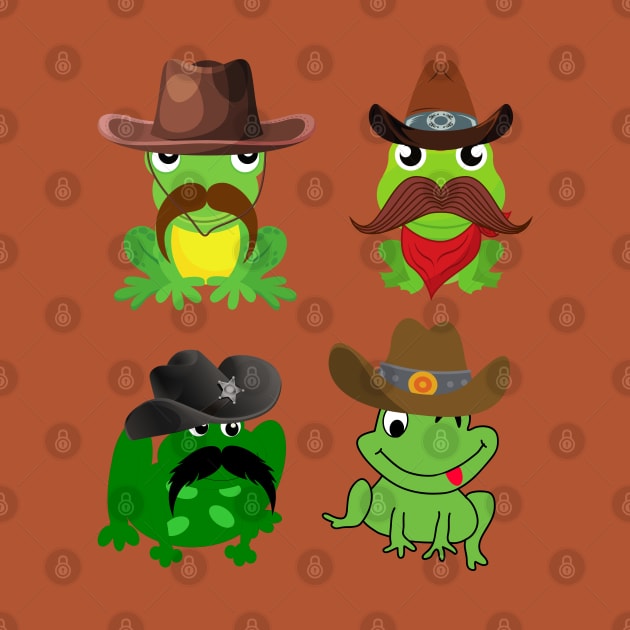 Cowboy Frog by Unique Treats Designs