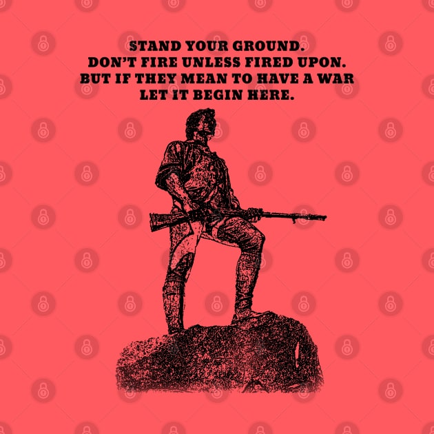 Stand Your Ground (Small Dark Design) by Aeriskate