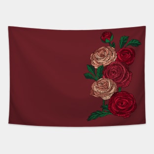 Ranunculus Flower Tapestry