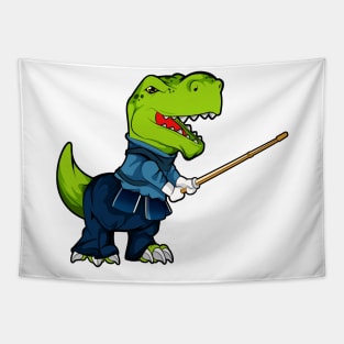 Cartoon TREX doing Kendo Tapestry