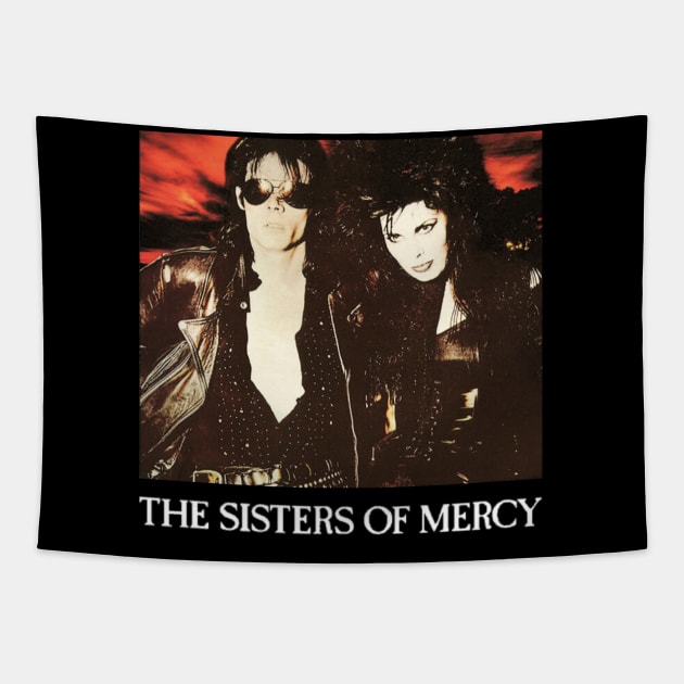 Sisters Of Mercy Original Aesthetic Tribute 〶 Tapestry by Terahertz'Cloth