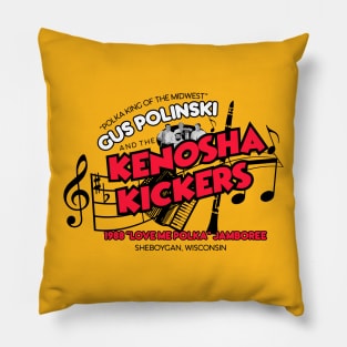 Gus Polinski and the Kenosha Kickers Pillow