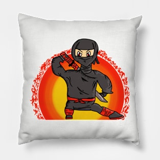 Ninja Son of The Sun Pillow