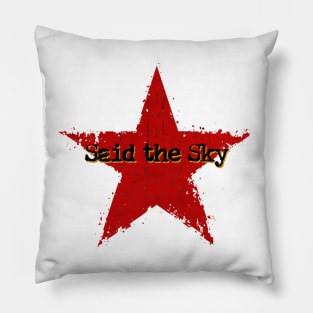 best vintage star Said the Sky Pillow