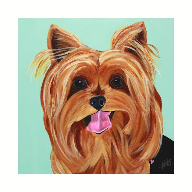 Glamorous Giselle the Yorkie by AmandaAAnthony