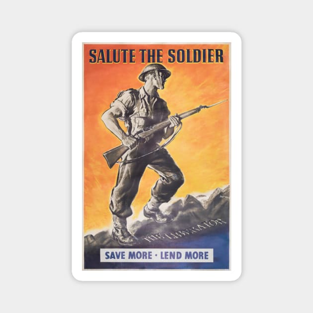 The Liberator, Reprint of British wartime poster. Magnet by JonDelorme