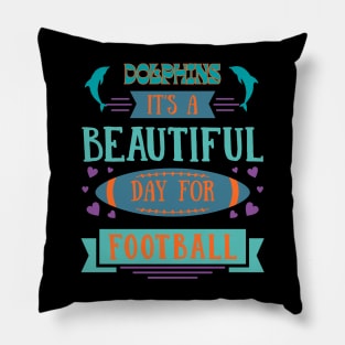 Miami Dolphins Football Team Fan 8 Pillow