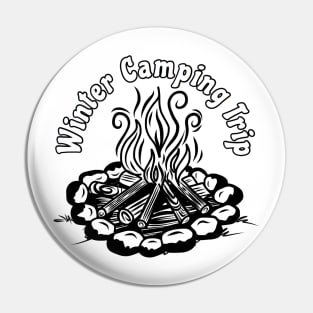 Winter Camping Trip Pin