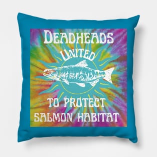 Deadheads United To Protect Salmon Habitat Pillow