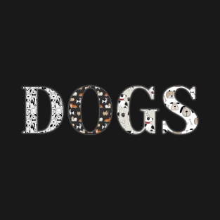 Dogs in all Caps T-Shirt