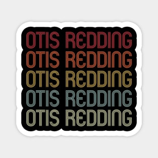 Retro Otis Wordmark Repeat - Vintage Style Magnet