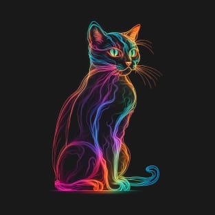 Neon Cat 09 T-Shirt