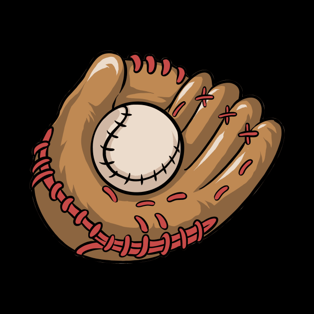 Baseball Glove  Baseball Player by fromherotozero