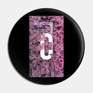 Alphabet C art Phone case Pin