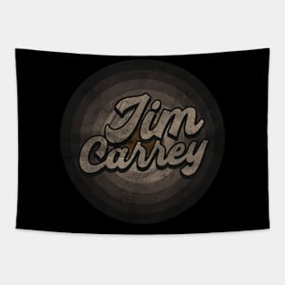 RETRO BLACK WHITE - Jim Carrey Tapestry