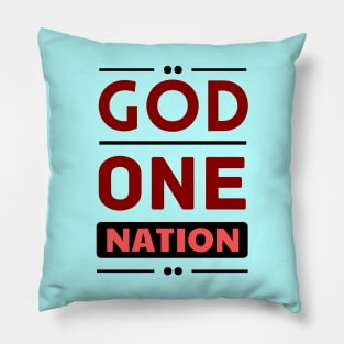 One Nation Under God | Christian Pillow