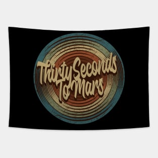 Thirty Seconds To Mars Vintage Vinyl Tapestry