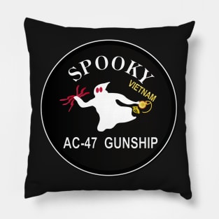 Spooky AC - 47 - Vietnam War wo Txt Pillow