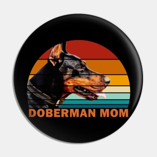 Doberman Mom Pin